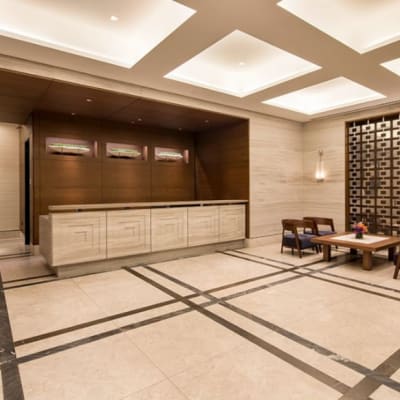 The front desk at The Larstrand in New York, New York