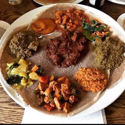 Delicious lunch meal near The Larstrand in New York, New York