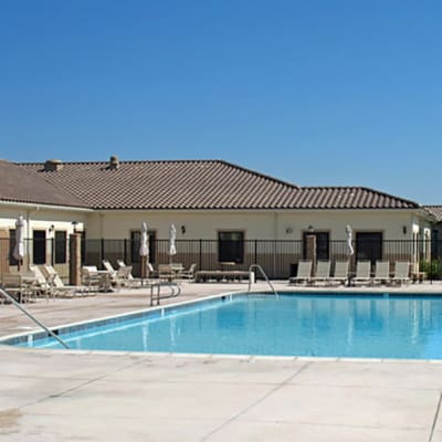 Swimming pool at Wire Mountain III in Oceanside, California