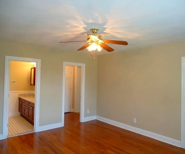 Bedroom interior at Dashiell Mews in Indian Head, Maryland