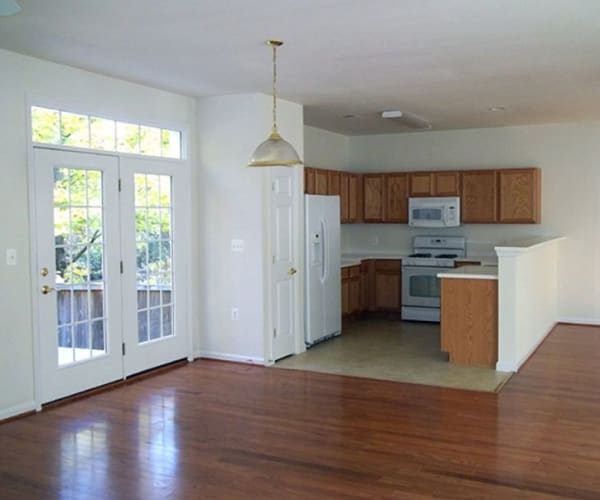 Home kitchen at Geiger Ridge in Quantico, Virginia