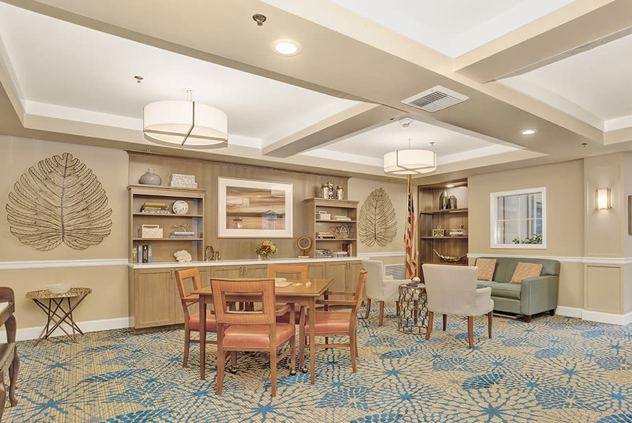 Our community at the senior living facility in Mercer Island
