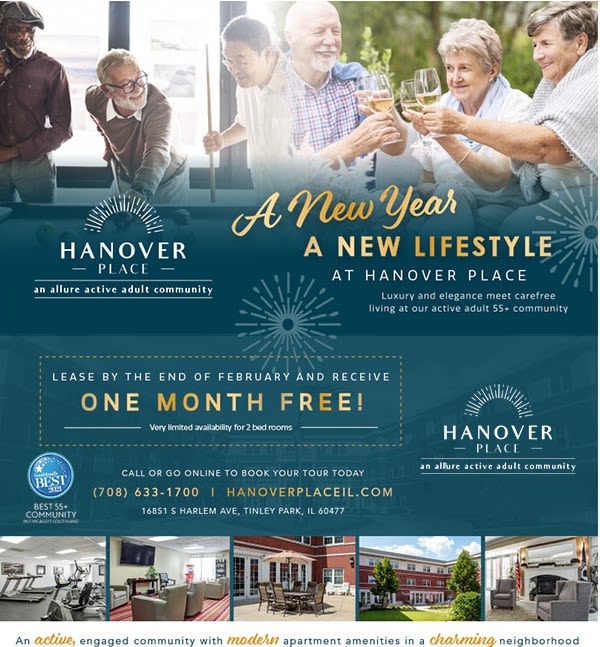 Hanover Place specials graphic