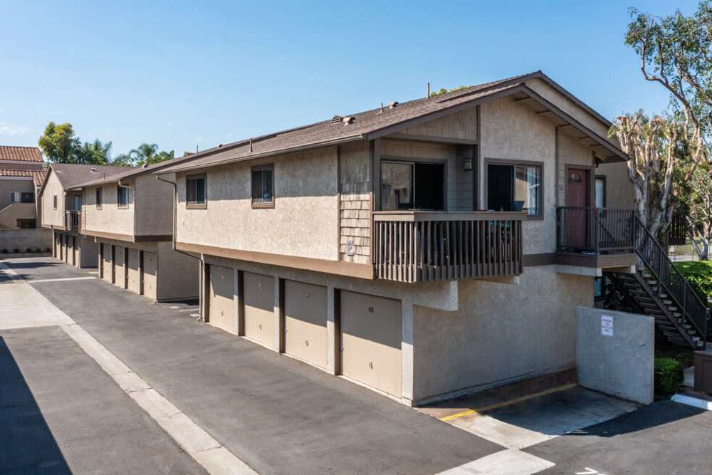 Parking and garages at Westlake Village in Costa Mesa, California