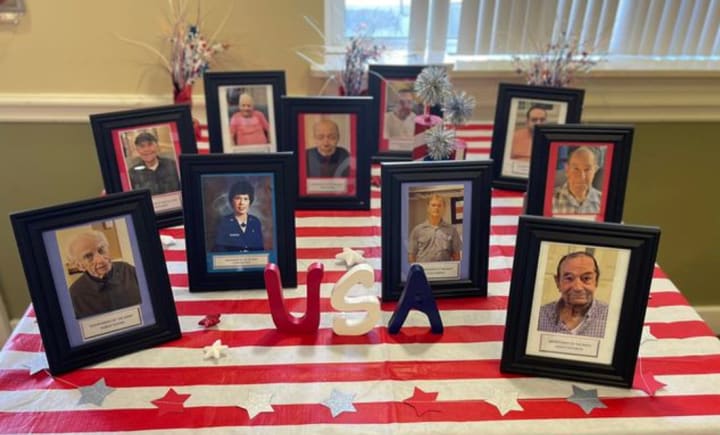 Morningside Place Memory Care Veterans Day