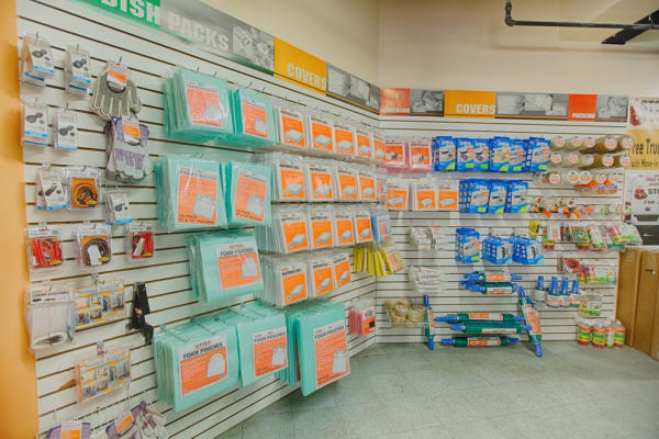 Packaging supplies for sale at The Storage Fox in Long Island City, New York