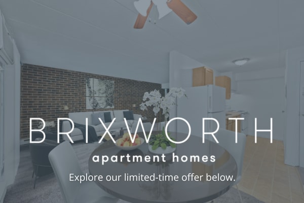 Brixworth Apartments leasing special promotion