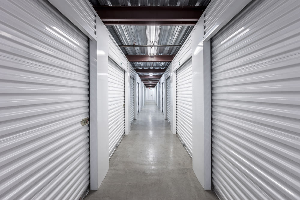 Indoor units at Plateau Heated Storage in Sammamish, Washington. 
