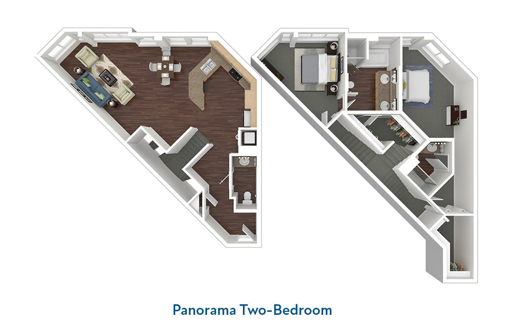 Panorama Two-Bedroom Floor Plan