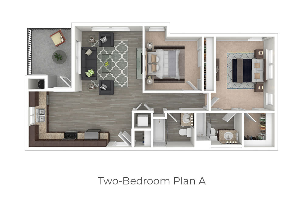 Two-Bedroom Plan A