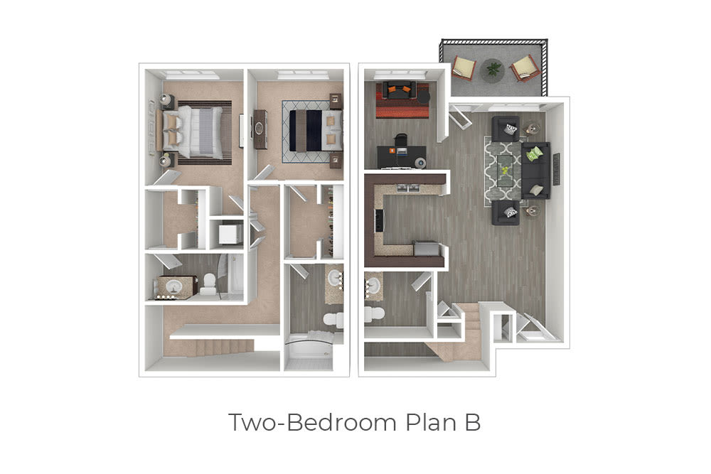 Two-Bedroom Plan B