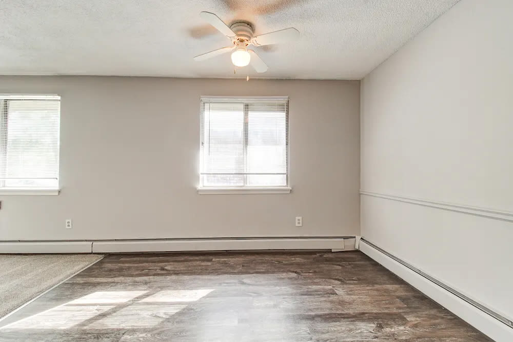 Unfurnished bedroom at North Dohr Apartments in Rochester, New York
