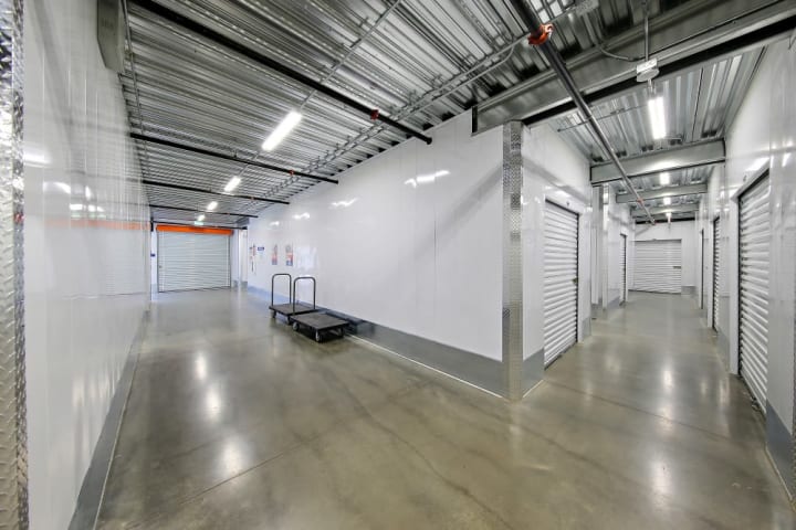 A-1 Self Storage in Imperial Beach features wide interior hallways and push-carts for your convenience.