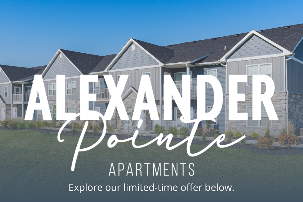 Alexander Pointe Apartments Leasing Special Promotion in Maineville, Ohio