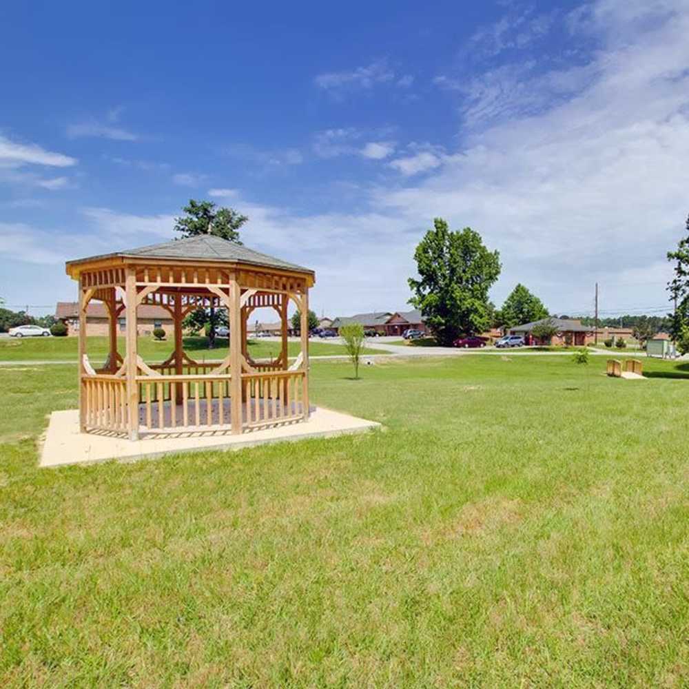 Greenery at Parkview Estates in Liberty City, Texas