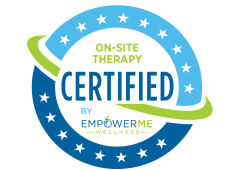 Empower Me Wellness badge at Reflections at Garden Place