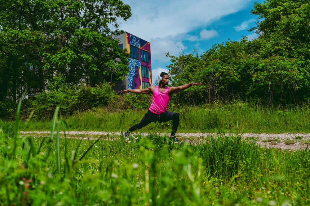 Yoga near Saylor at Southside Trail in Atlanta, Georgia