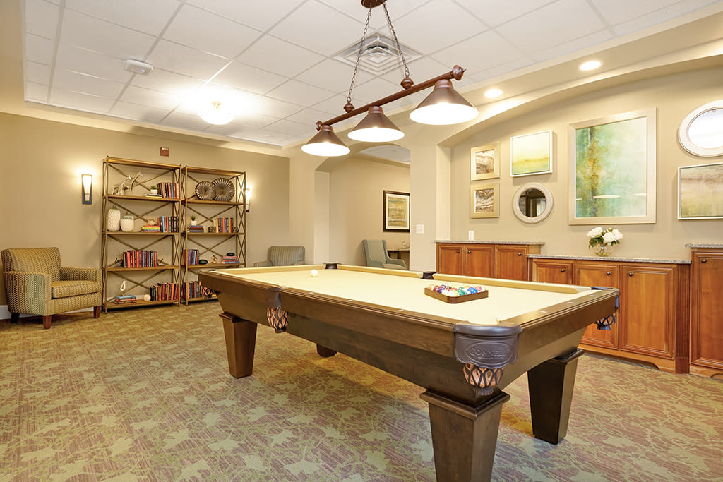 Amenities at the senior living community in Loveland