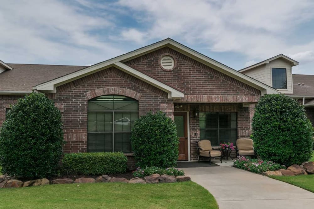 Exterior at RockBrook Memory Care in Lewisville, Texas