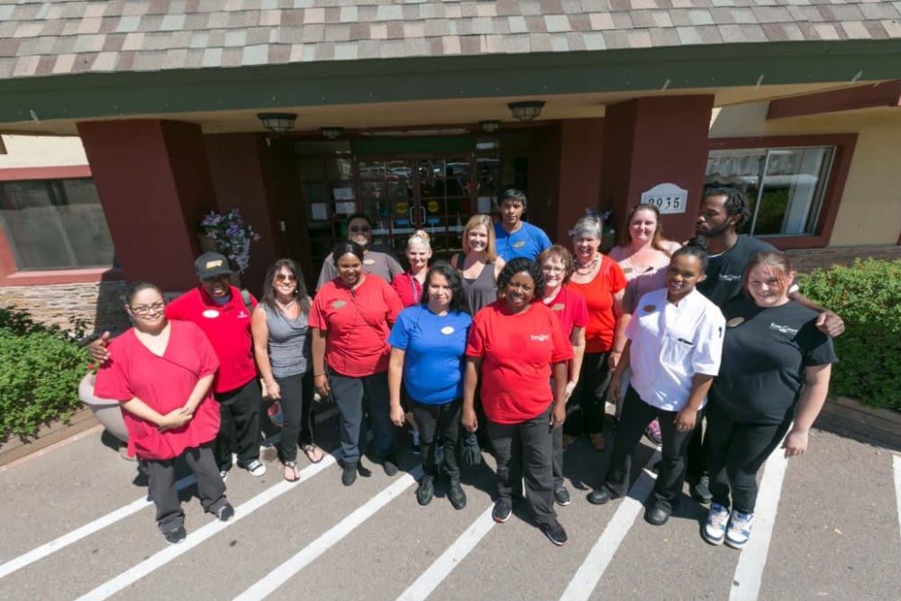 Caring staff members at Rose Court in Phoenix, Arizona