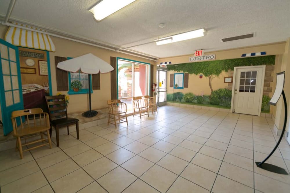 Fun activity area at Rose Court in Phoenix, Arizona