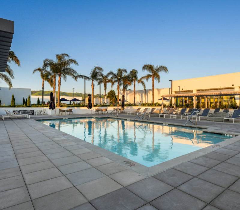 Swimming pool at The Beacon in Fremont, California