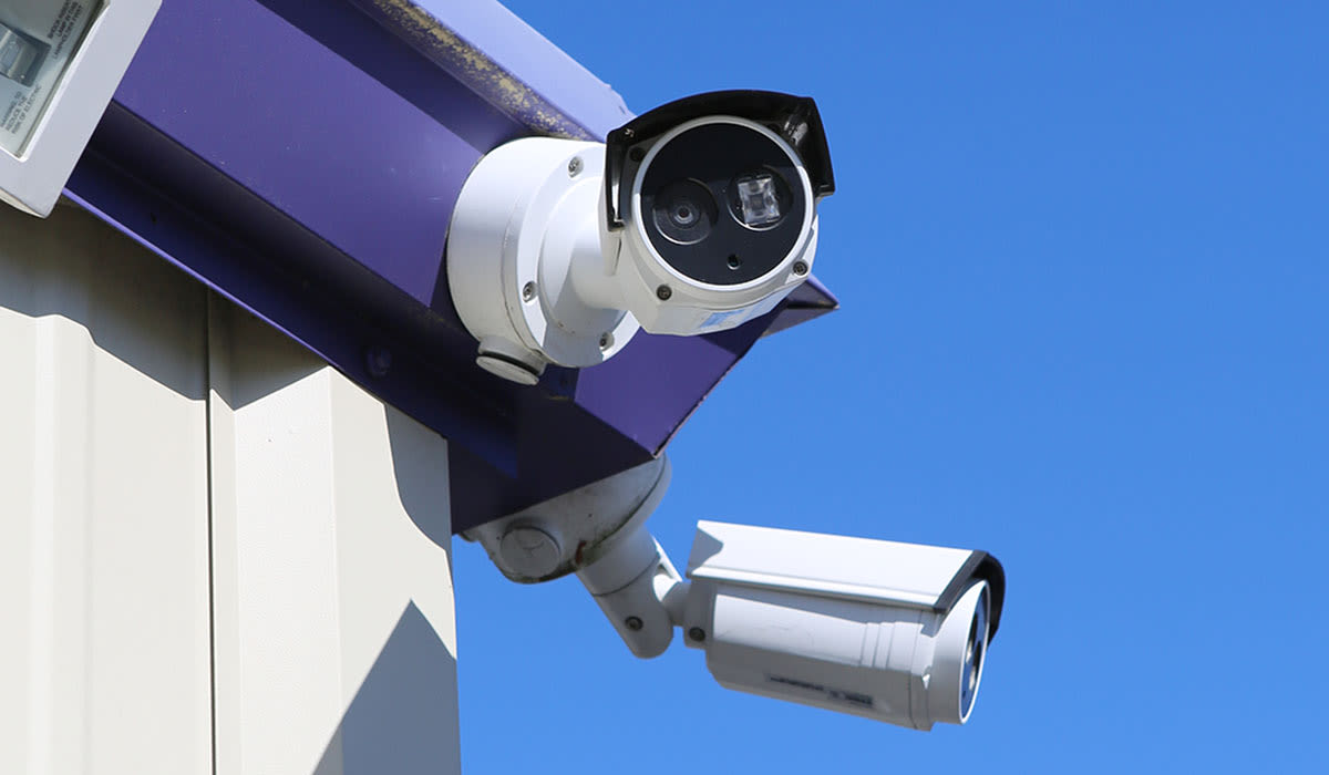 Security camera at StoreSmart Self-Storage in Charleston, South Carolina