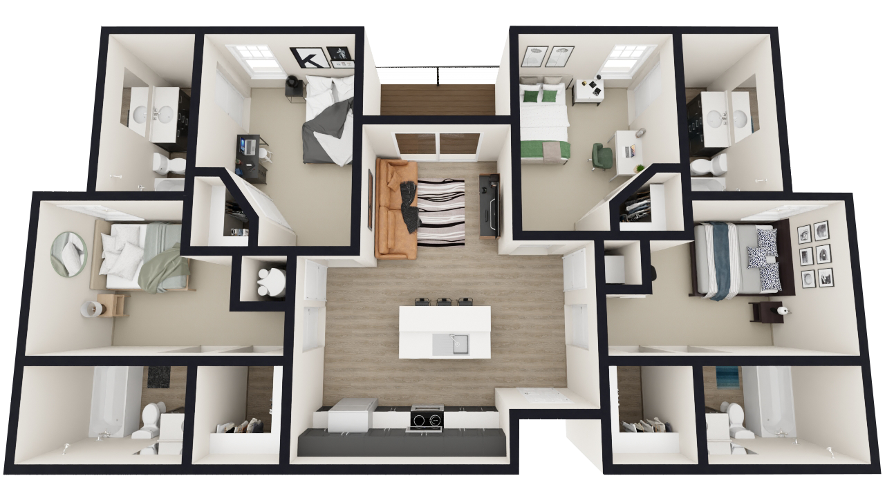 D1 Luxe Floor Plan