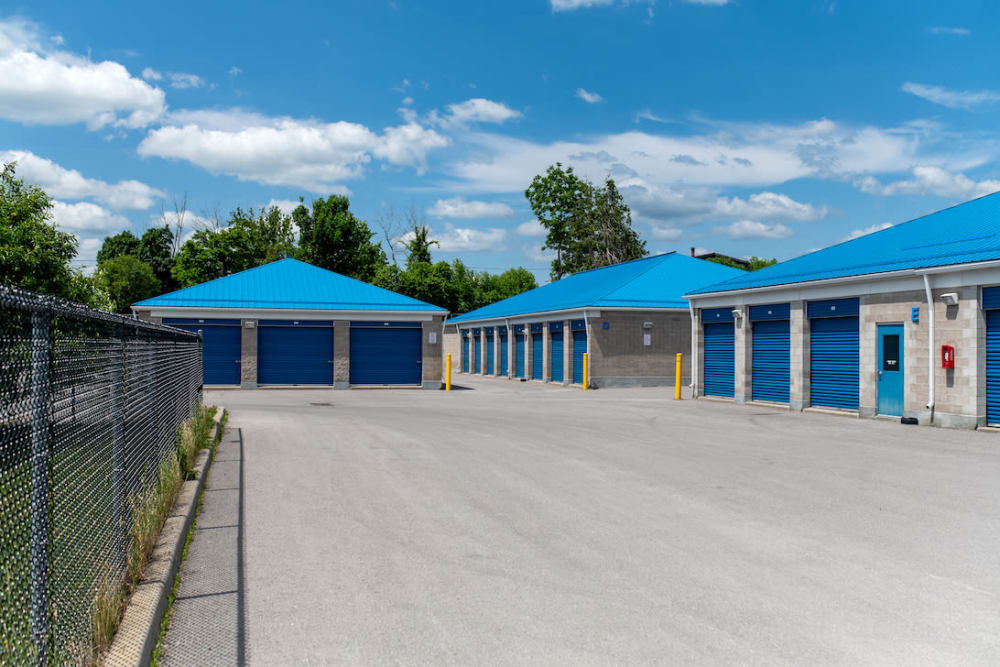 Large driveways at Apple Self Storage - Peterborough in Peterborough, Ontario