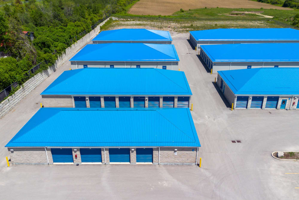 Drive up units at Apple Self Storage - Peterborough in Peterborough, Ontario