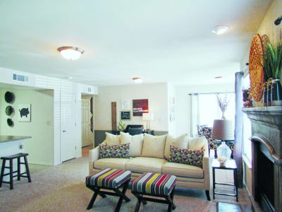 Bedroom at Villas At Preston Lakes in Owasso