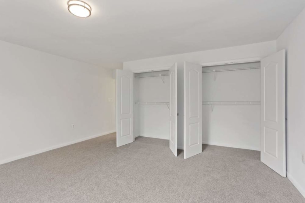 Large closets at Annen Woods Apartments in Pikesville, Maryland