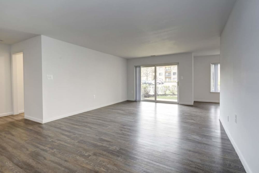 Hardwood flooring at Annen Woods Apartments in Pikesville, Maryland