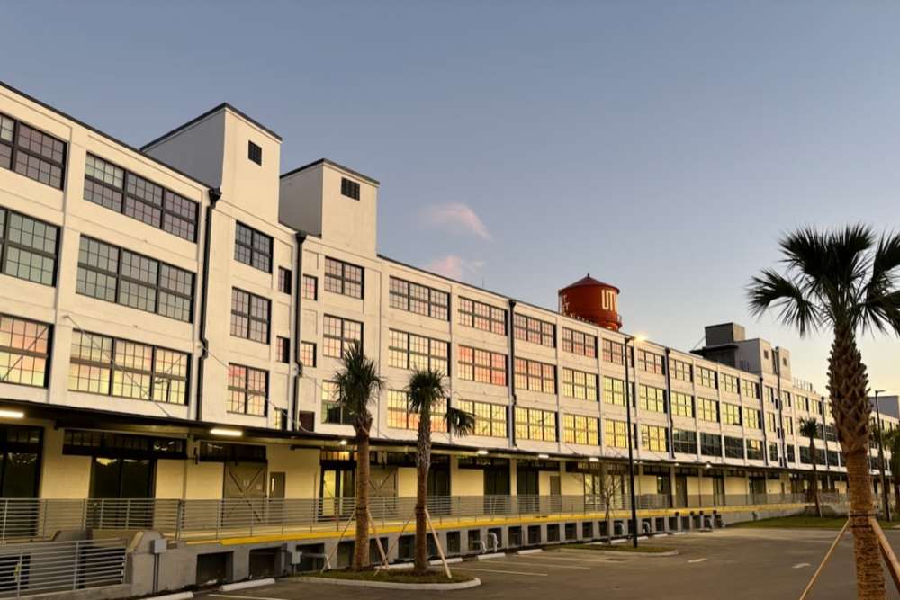Exterior of building at Union Terminal Warehouse in Jacksonville, Florida