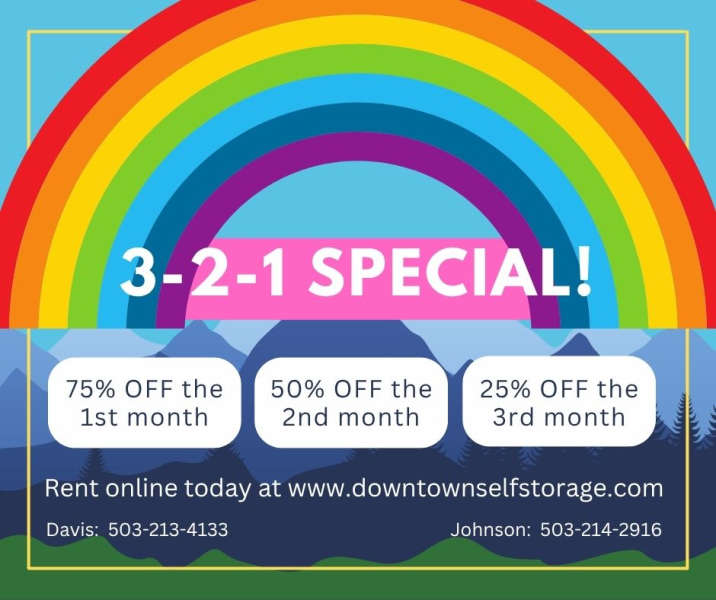  Don’t Miss Our 3-2-1 Summer Special! Get 3 months, 2 locations, and 1 unbeatable deal on select units—perfect for growing businesses or anyone needing extra space this season. Contact us today to learn more!
