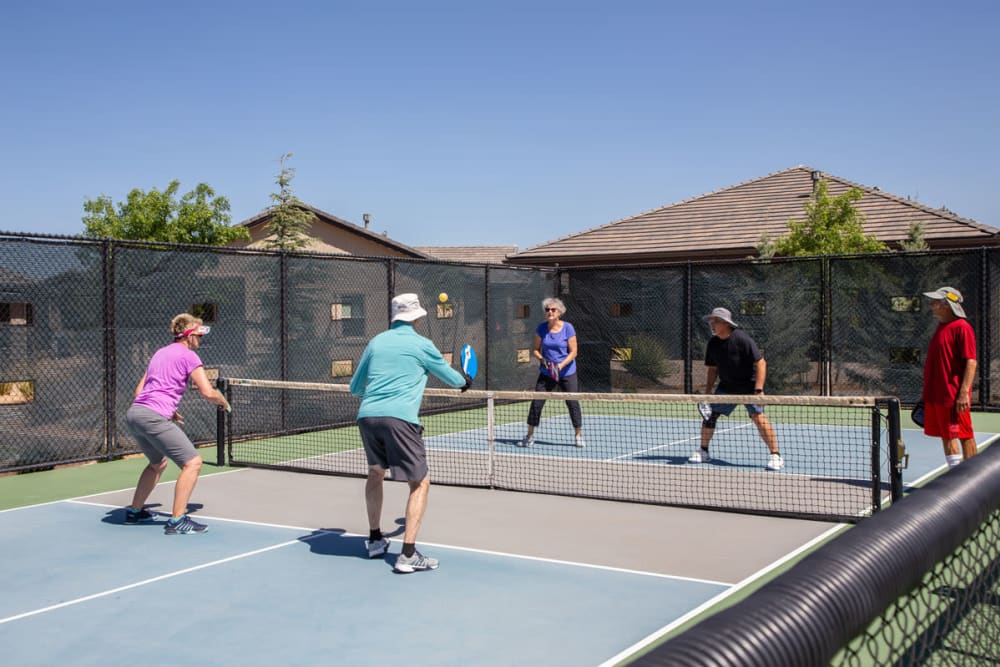 Pickle ball lessons at Touchmark at The Ranch in Prescott, Arizona