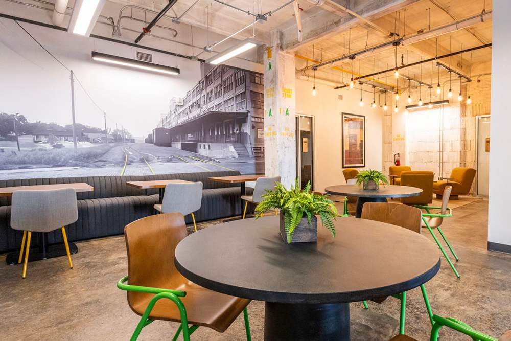 Coworking membership space at Workhouse at Union Terminal in Jacksonville, Florida