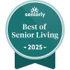Best of Senior Living award badge for Merrill Gardens at Anthem, in Anthem, Arizona