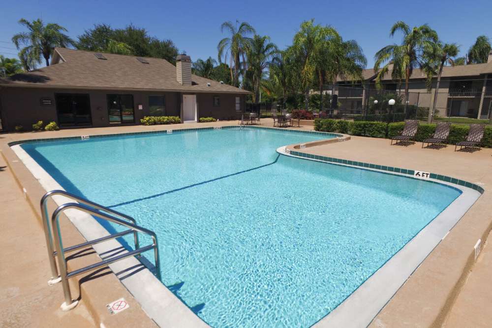 Swimming pool at Four Lakes at Clearwater in Clearwater, Florida
