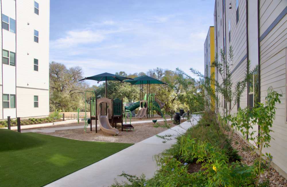 play ground at Parker Lane Apartments in Austin, Texas, 