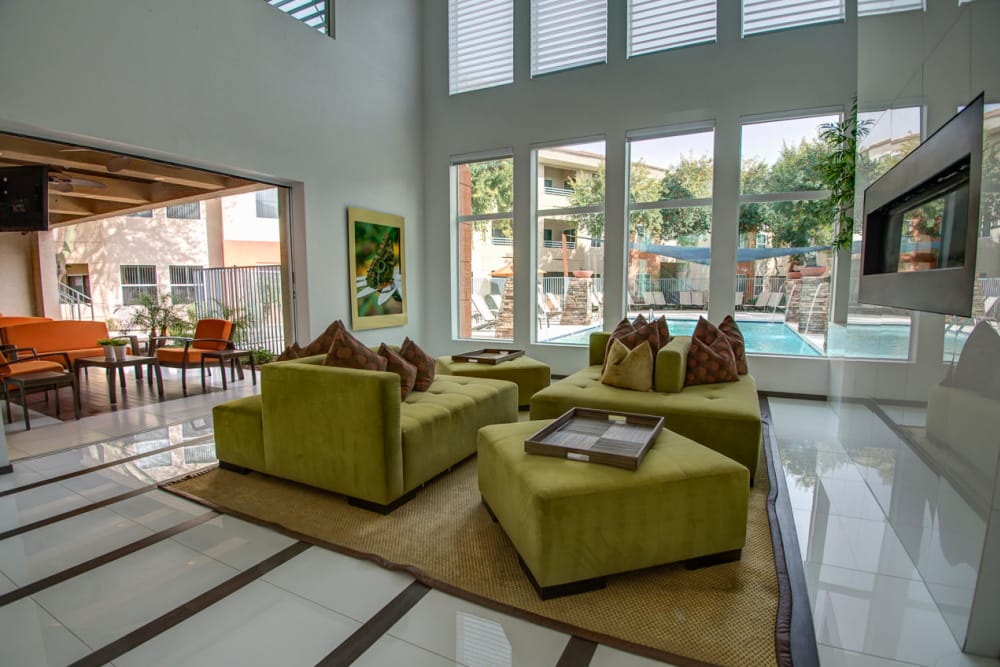 Great room from first floor at Sage Luxury Apartment Homes in Phoenix, Arizona