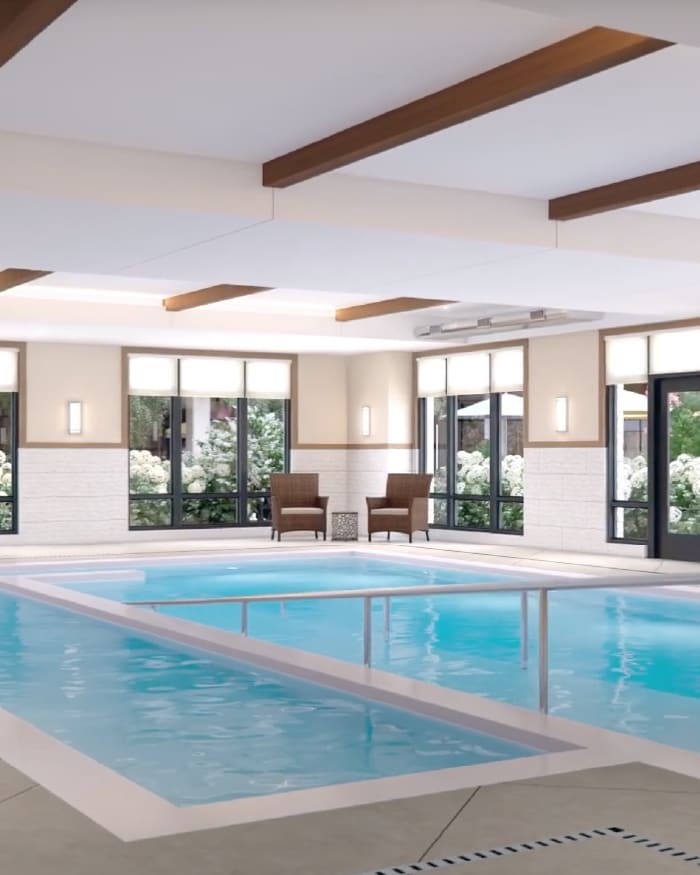 Indoor Heated Pool & Hot Tub at The Springs at The Waterfront in Vancouver, Washington