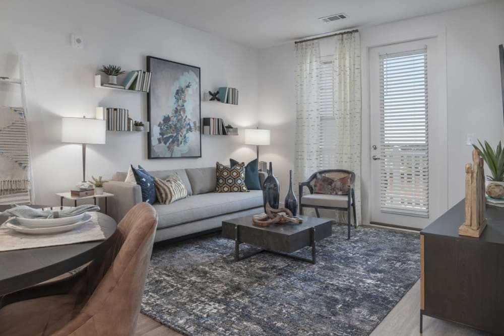 Spacious living room at The Collins | Apartments in Charlotte, North Carolina