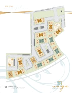 Site Map of Sage Luxury Apartment Homes