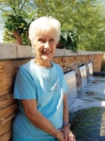 Bobbie Lancaster, resident at Merrill Gardens at Anthem in Anthem, Arizona. 