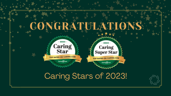 Caring Star Award badges