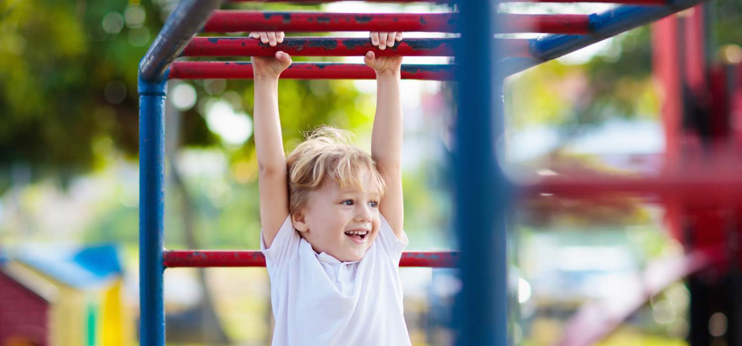 Kids play area at Manchester Apartments in Manchester, Michigan
