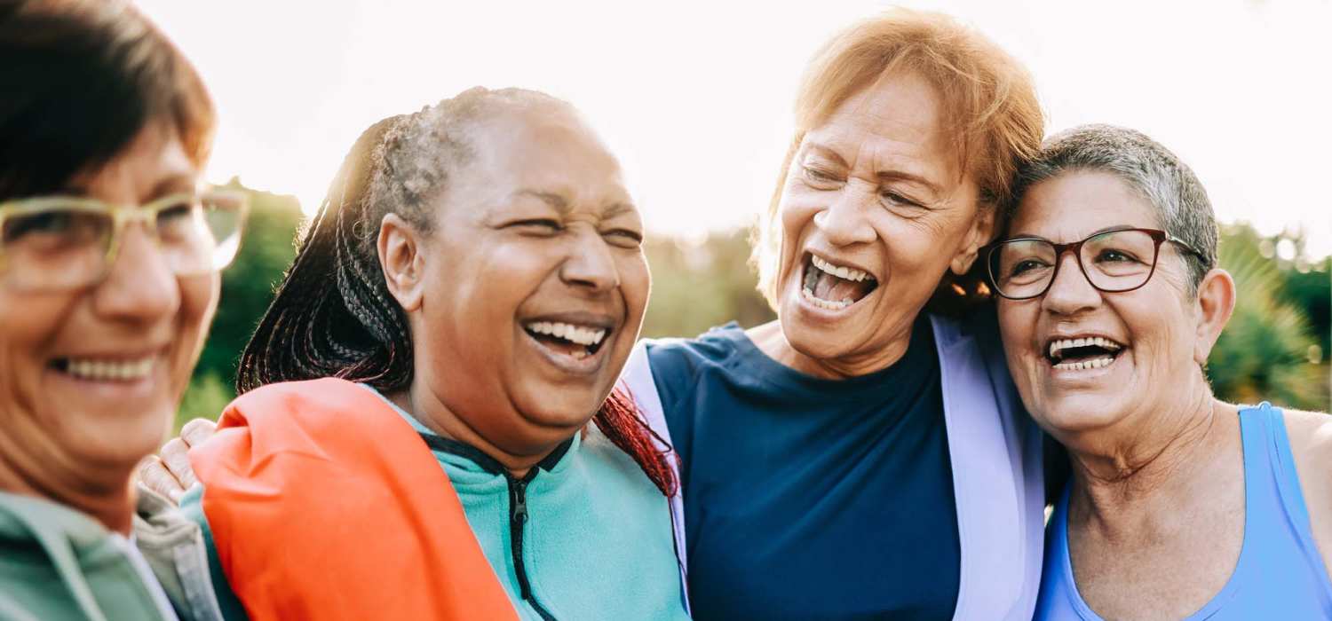 Senior friends at Farrington Trace Senior in Greenville, North Carolina