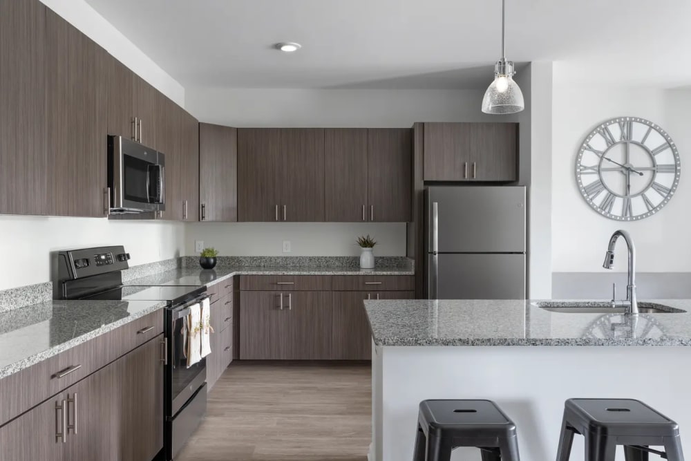 Modern kitchen at Tryon Farms in Charlotte, North Carolina
