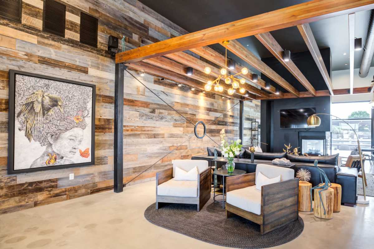 Lobby at The Wyatt Apartments in Fort Collins, Colorado